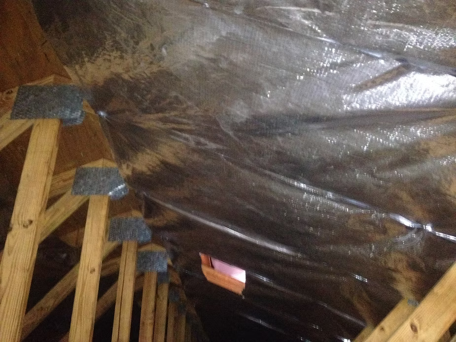 Installing Vapor Barrier Encapsulation 